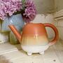 Ombre Glaze Terracotta Indoor Watering Can, thumbnail 4 of 4