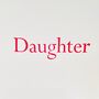 Daughter Handmade Birthday Card, thumbnail 2 of 3
