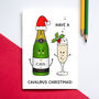 Funny Cava Christmas Card, thumbnail 3 of 3
