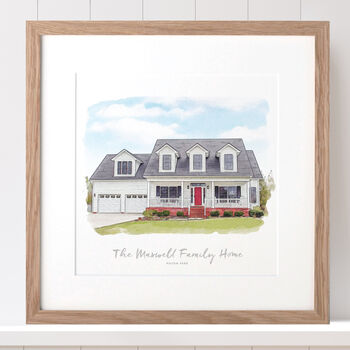 Personalised Watercolour House Sketch, 3 of 11