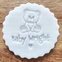 Personalised Teddy Bear Baby Name Embosser, thumbnail 3 of 4