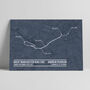 Personalised Great Manchester Run Map Poster, thumbnail 1 of 4