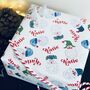 Santa Personalised Christmas Wrapping Paper, thumbnail 6 of 11