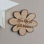 'Live Life In Full Bloom' Flower Pocket Token, thumbnail 1 of 2