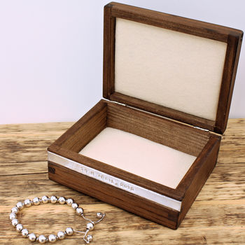 Personalised Wooden Tree Design Jewellery Box, 5 of 5