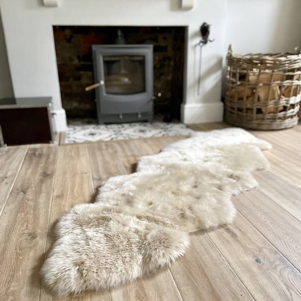 Double Sheepskin Rug In Various Colours, 1 of 5