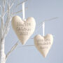 Personalised Heart Christmas Tree Decoration Gift, thumbnail 10 of 12