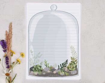 A5 Terrarium Letter Writing Paper And Envelopes, 4 of 6