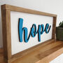 Wooden 'Hope' Sign, thumbnail 1 of 7