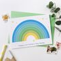 First Father's Day Rainbow Card, thumbnail 1 of 3