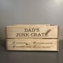 Personalised Father's Day Gift, Dad's Junk Crate, thumbnail 1 of 4