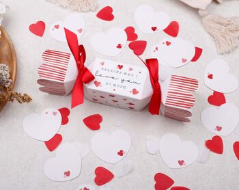 Reasons Why I Love You Surprise Cracker, Red Heart Diy Kit, 2 of 5