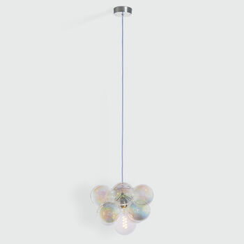 Iridescent Bubble Chandelier Light Small, 3 of 6