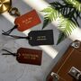 Luxury Personalised Leather Luggage Tags, thumbnail 4 of 4