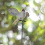 Flying Goldfinch On Rod Handmade Recycled Sculpture, thumbnail 2 of 3