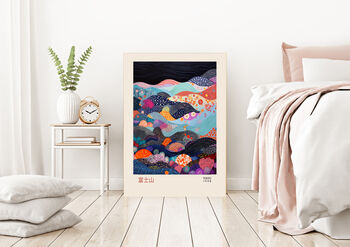 Japanese Mountains Art Print, 3 of 3