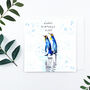 Personalised Penguin Couple Card, thumbnail 1 of 2