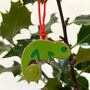 Chameleon Christmas Tree Decoration, thumbnail 1 of 5