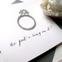 Engagement Card 'He Put A Ring On It', thumbnail 4 of 9