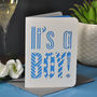 'It's A Boy' Or 'A Girl' New Baby Papercut Card, thumbnail 1 of 4