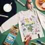 Personalised Sea Explorer Colour In T Shirt With Fabric Pens, thumbnail 1 of 6