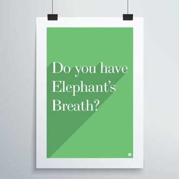 Elephant's Breath Print, 10 of 12