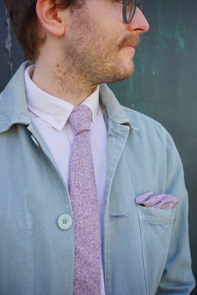 mens lilac tie