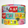 Colourful Happy Houses Ceiling Lampshade, thumbnail 1 of 10