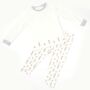 Baby And Children's White Soldier Print Pyjamas, thumbnail 4 of 7