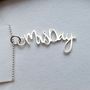 Personalised Silver Name Charm Necklace, thumbnail 1 of 4