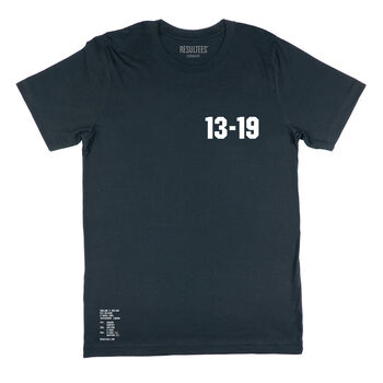 Personalised 'Classic' Football Result T Shirt, 2 of 10