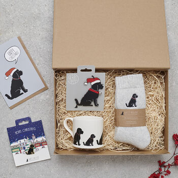 Christmas Cockapoo / Labradoodle Dog Pin Badge, 10 of 12