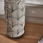 Hudson Embossed Ceramic Table Lamp, thumbnail 5 of 7