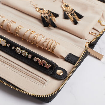 Personalised Custom Saffiano Monogram Jewellery Wallet, 4 of 9