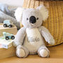 Personalised Koala Soft Toy Teddy Bear Children's Gift, thumbnail 1 of 6