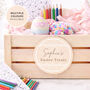 Personalised Easter Crate Treat Activity Box Easter Gift Idea, thumbnail 1 of 9