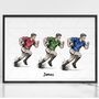 Rugby Print Personalised Rugby Try, thumbnail 2 of 2