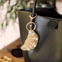 Beaded Croissant Keyring And Bag Charm, thumbnail 1 of 4