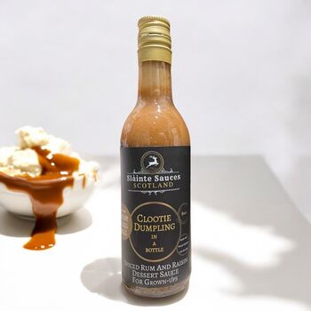 Scottish Boozy Gift Set Of Two Dessert Sauces, 8 of 12