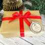 Personalised Circle Wreath Christmas Gift Tag, thumbnail 5 of 5