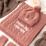 Personalised Nut Brown Luxury Cotton Baby Blanket, thumbnail 10 of 12