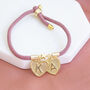 Personalised Gold Plated Hearts Friendship Bracelet, thumbnail 2 of 7