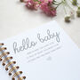 Personalised Love Letters To My Baby Foil Notebook, thumbnail 3 of 12