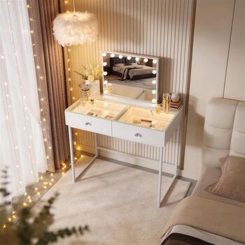 Dressing Table With Mirror LED Lights, 2 of 3
