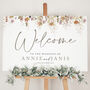 Whimsical Autumn Wedding Welcome Board, thumbnail 1 of 2