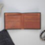 Personalised Leather Wallet Card Holder Rfid, thumbnail 2 of 8