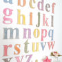 Hand Stained Wooden Alphabet Rainbow Letters, thumbnail 8 of 9