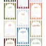 2026 Desk Calendar With Refillable Cards With Wood Stand, thumbnail 9 of 10