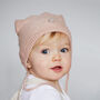 Cat Face Knitted Hat For Baby And Toddler, thumbnail 1 of 11