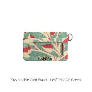 Sustainable Card Wallets Collection Four/Six, 10 of 11